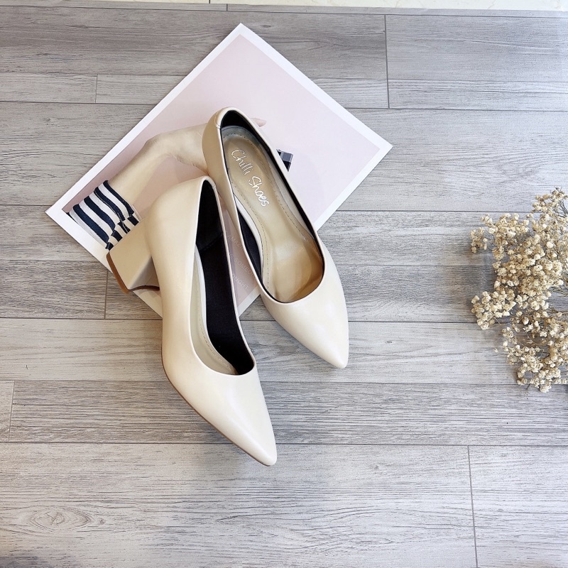 Giày gót vuông 5p - 1097