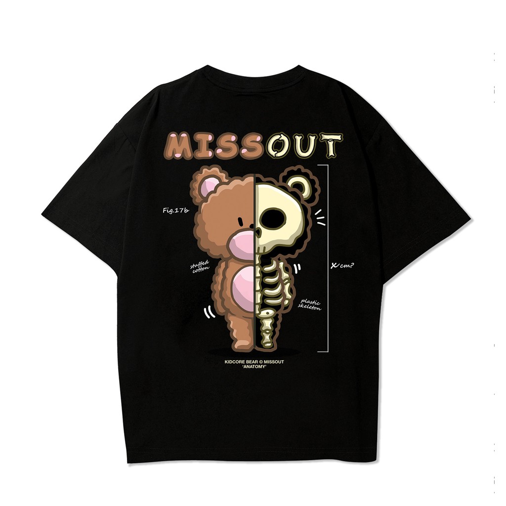 ÁO THUN KIDCORE XBEAR GẤU MISSOUT