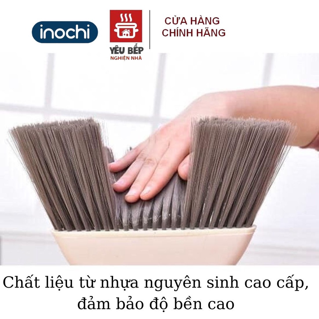 Bộ Chổi Quét Nhà Kèm Hốt Rác 2 Trong 1 Tiện Lợi INOCHI CK03 Bền đẹp, Dọn Vệ Sinh Gia Đình, Văn Phòng Tiện dụng.