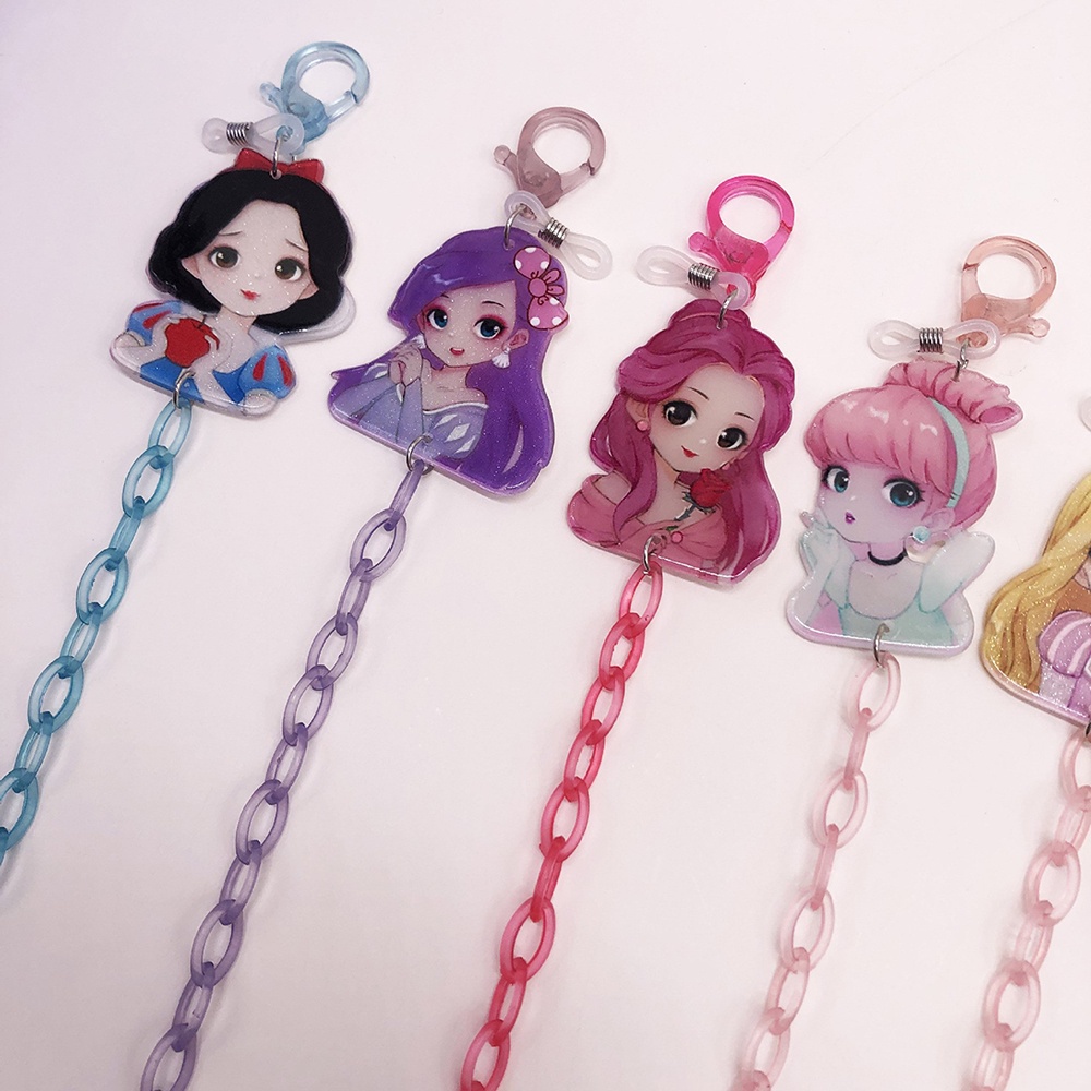 Dây Đeo Mắt Kính Acrylic 61cm Màu Kẹo Xinh Xắn Tiện Dụng