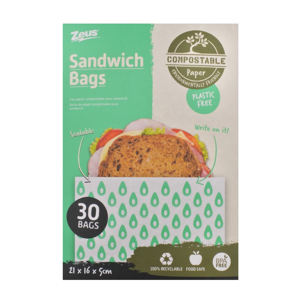 Hộp 30 Túi Đựng Sandwich Uncle Bills BC0559