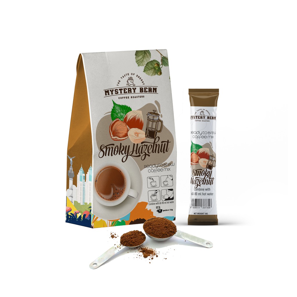 Cà Phê Hoà Tan Smoky Hazelnut - Mystery Bean | BigBuy360 - bigbuy360.vn