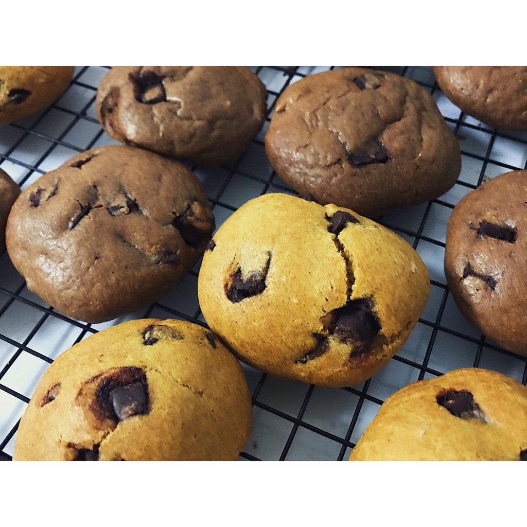 Bánh bánh giảm cân Cookie chocolate chips nguyên cám 500gr cho người ăn kiêng không đường | BigBuy360 - bigbuy360.vn