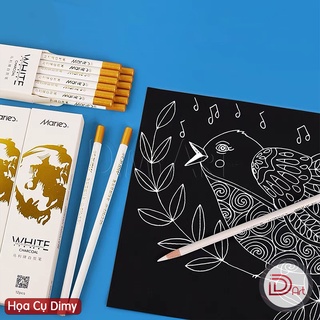 Bút Chì Trắng Marie's C7302 (Chì than trắng)