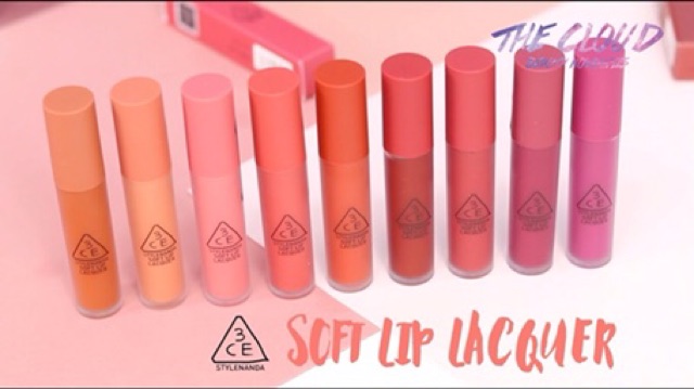 3CE SOFT LIP LACQUER MÀU SHAWTY