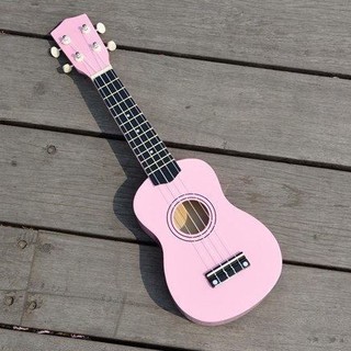 ĐÀN UKULELE SOPRANO ANDREW HỒNG NHẠT (Tặng bao vải thời trang Soprano)