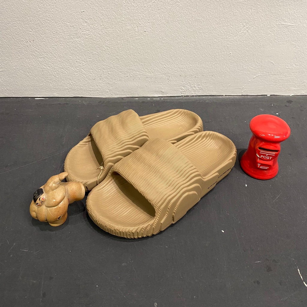 Dép Thể Thao Adidas Màu Nâu - Adidas Adilette 22 Slides ' Brown ' - HQ6466 Sumoauthentic