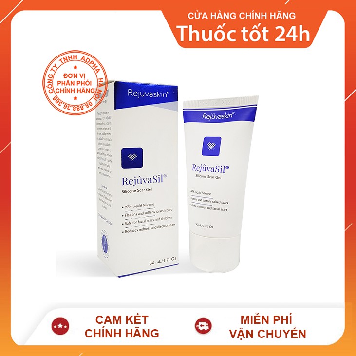 Gel xóa mờ sẹo lồi, phì đại RejuvaSil Silicone Scar