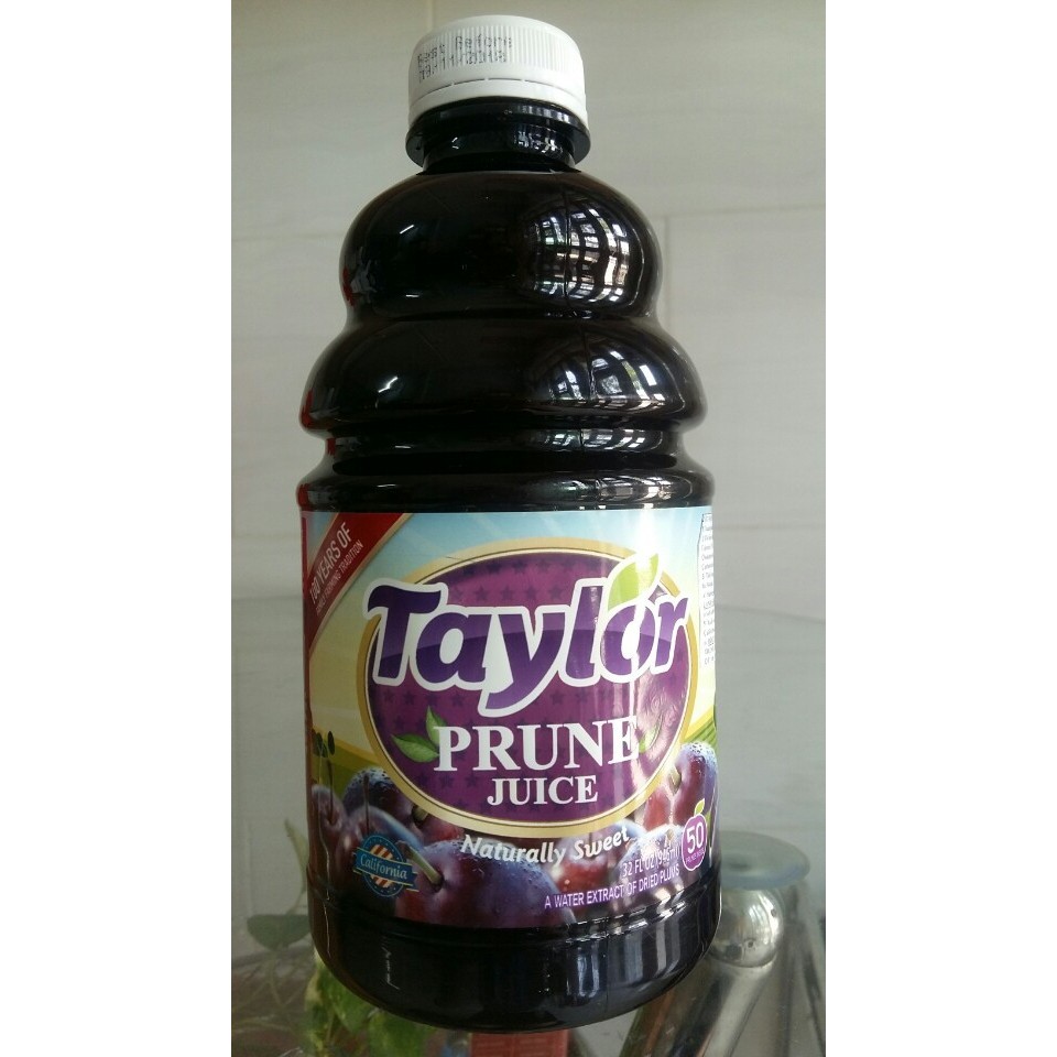 Nước mận thiên nhiên hiệu Taylor -Naturatlly Prune Juice