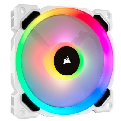 Bộ 3 quạt máy tính 120mm Corsair LL120 Trắng RGB kèm Node PRO - Chính Hãng Bảo Hành 24 Tháng | BigBuy360 - bigbuy360.vn