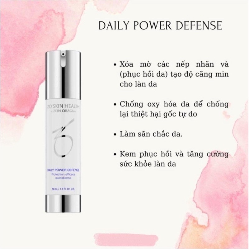 Dưỡng phục hồi Zo Daily Power Defense