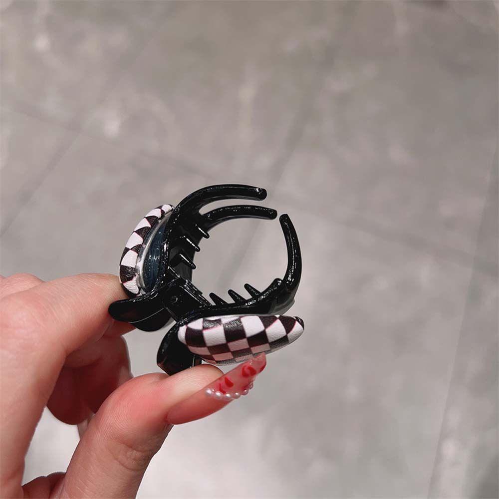 Kẹp Tóc Càng Cua Mini Bằng Nhựa Resin Phong Cách Hàn Quốc Ngọt Ngào Cho Nữ
