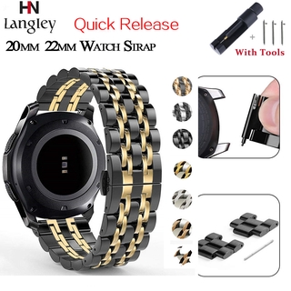 Dây Đồng Hồ Đeo Tay 20 22mm Thay Thế Cho Xe Ô Tô Gear S3 S4