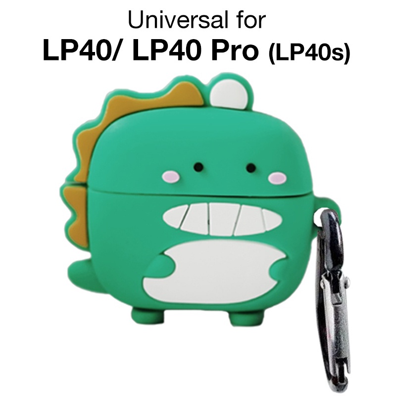 Vỏ Bảo Vệ Hộp Sạc Tai Nghe Bluetooth Lenovo LP40 / LP40 Pro Bằng Silicon