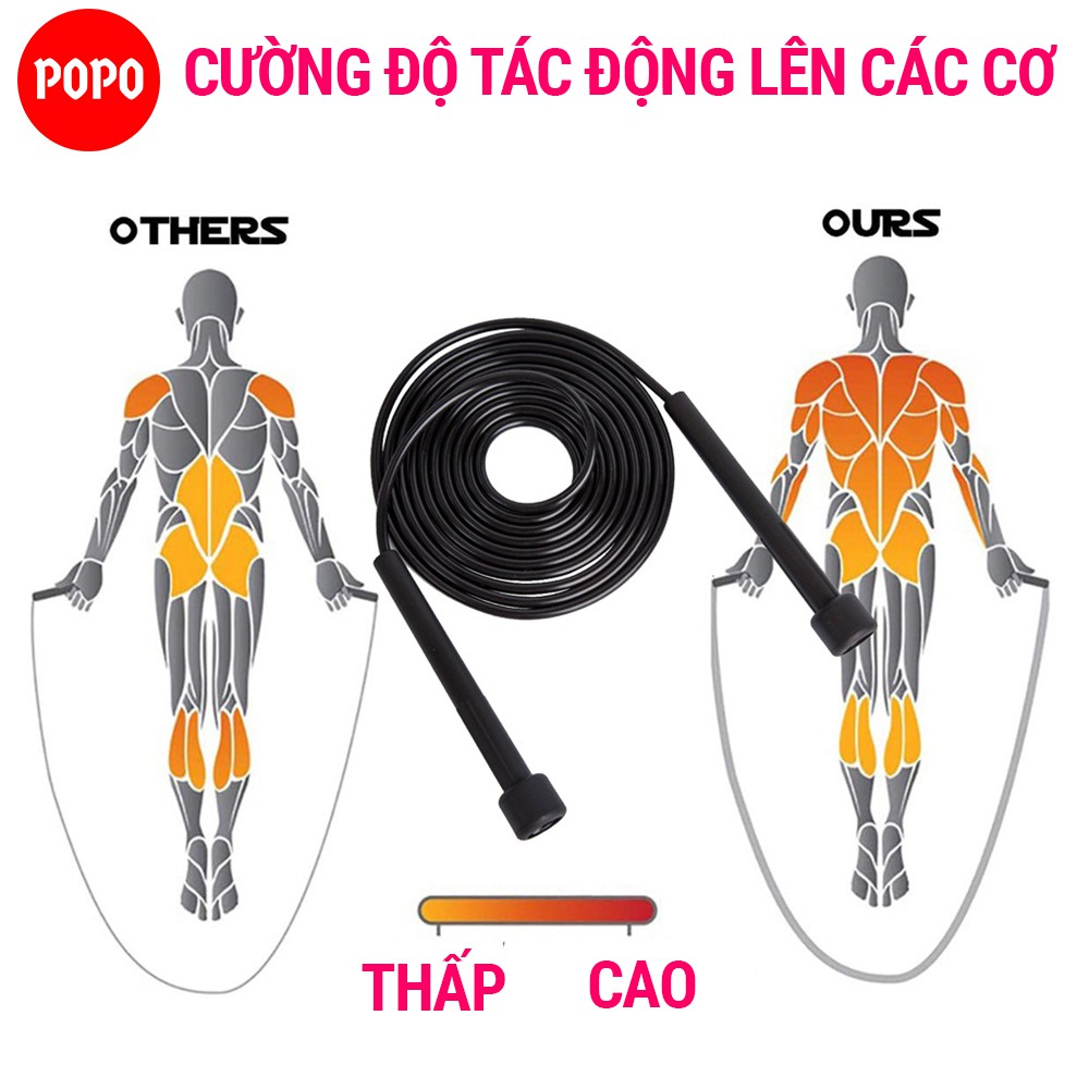 Dây nhảy thể dục POPO thế hệ mới hỗ trợ giảm cân, tập GYM dành cho người lớn và trẻ em