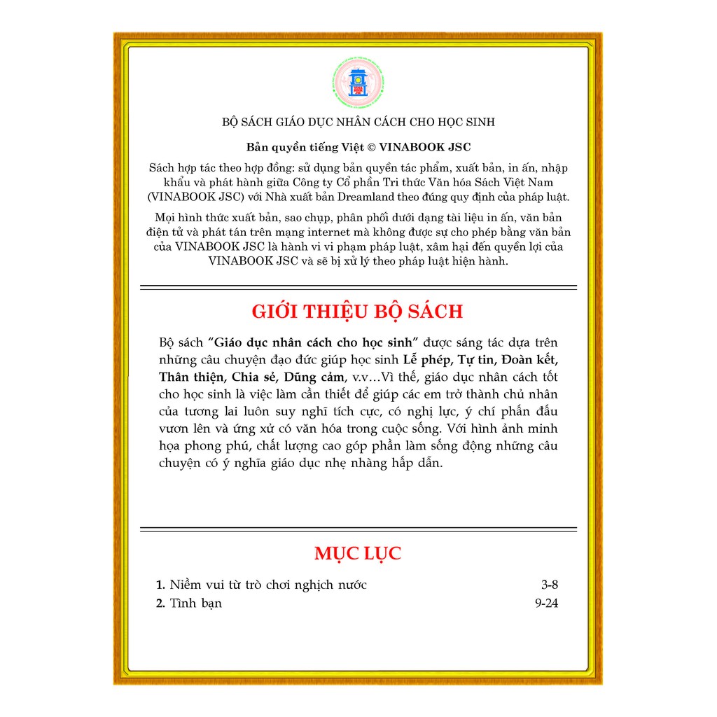 Sách - Giáo Dục Nhân Cách Cho Học Sinh – Kết Bạn