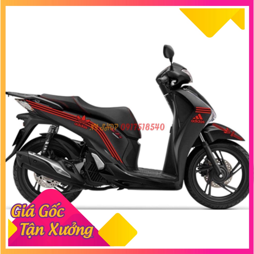 Tem Chỉ Xe Sh 2012 Đến 2021 Mẫu A.di.das (Ảnh Sp thật)