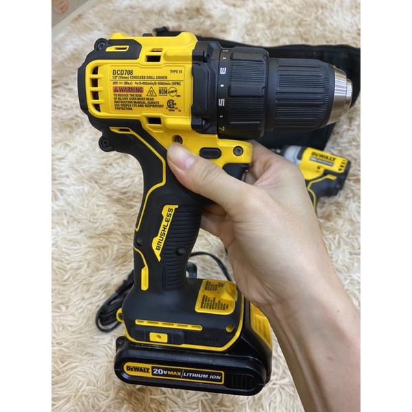 COMBO MÁY KHOAN PIN DEWALT DCK278C2 ATOMIC- HÀNG SÁCH TAY