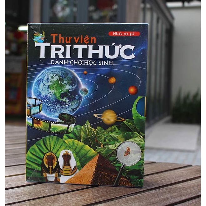 Sách - Thư viện tri thức dành dành cho học sinh - bộ 4 cuốn tặng hộp, lẻ tùy chọn - ML-GD-68k-8936046597773