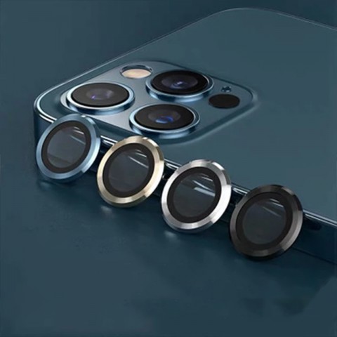Kính bảo vệ Camera Kuzoom Lens Ring màu TiTan IPhone 12 Mini / 12 / 12 Pro / 12 Pro Max