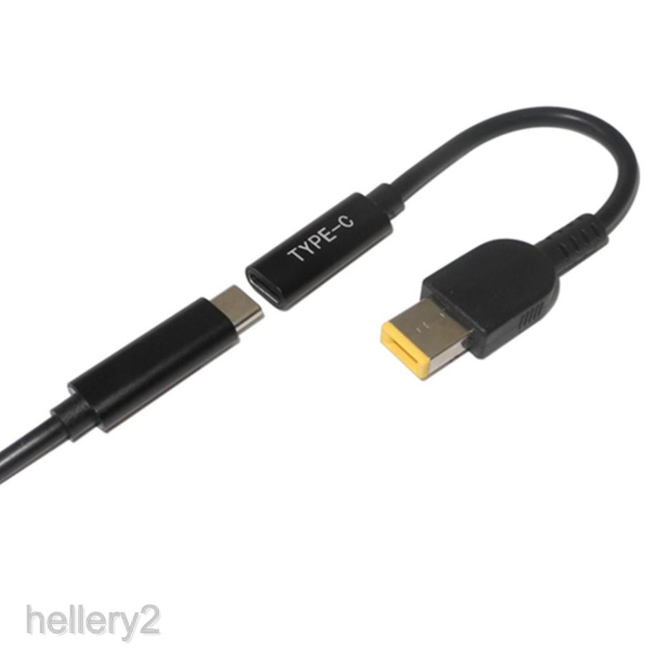 Dây Cáp Sạc USB Loại C Đầu Cái Sang Đầu Cái Vuông Dành Cho Laptop Lenovo 2
