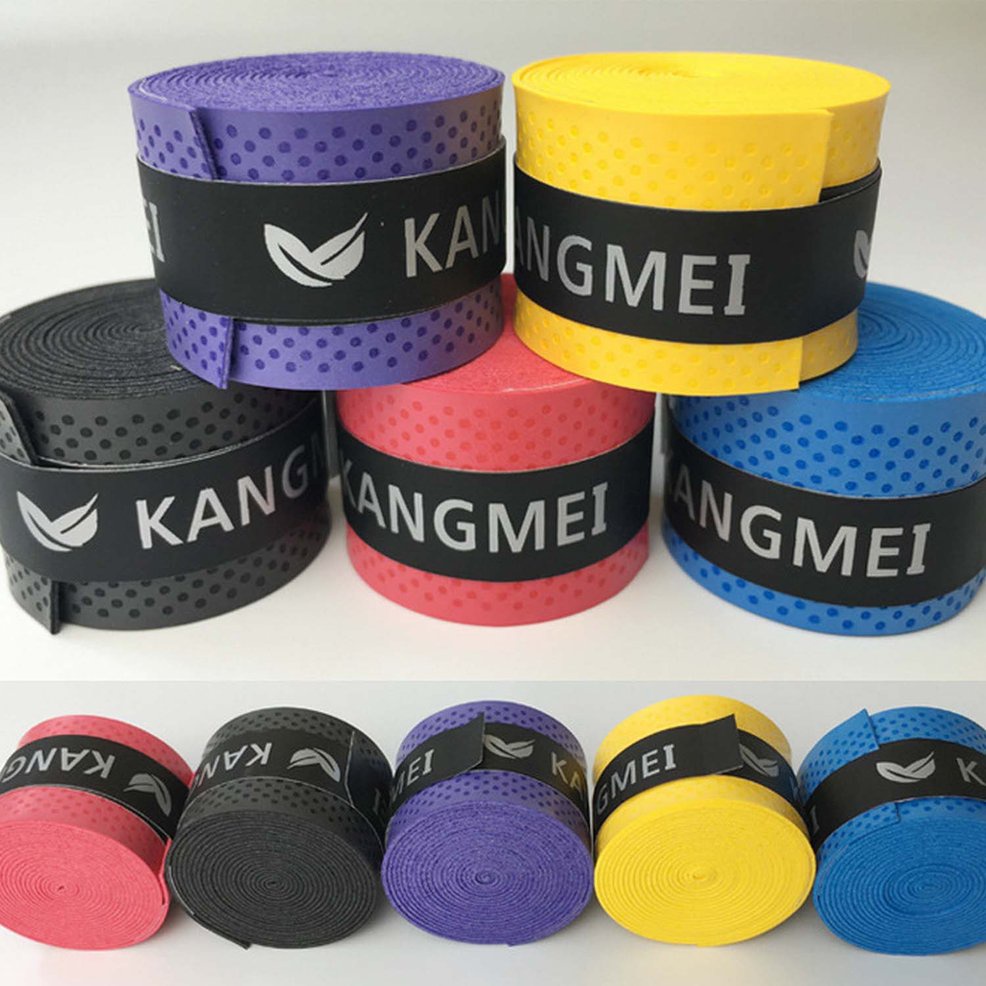 Băng Quấn Cán Vợt Tennis Bằng Da Pu Co Giãn Chống Trượt Thấm Hút Mồ Hôi