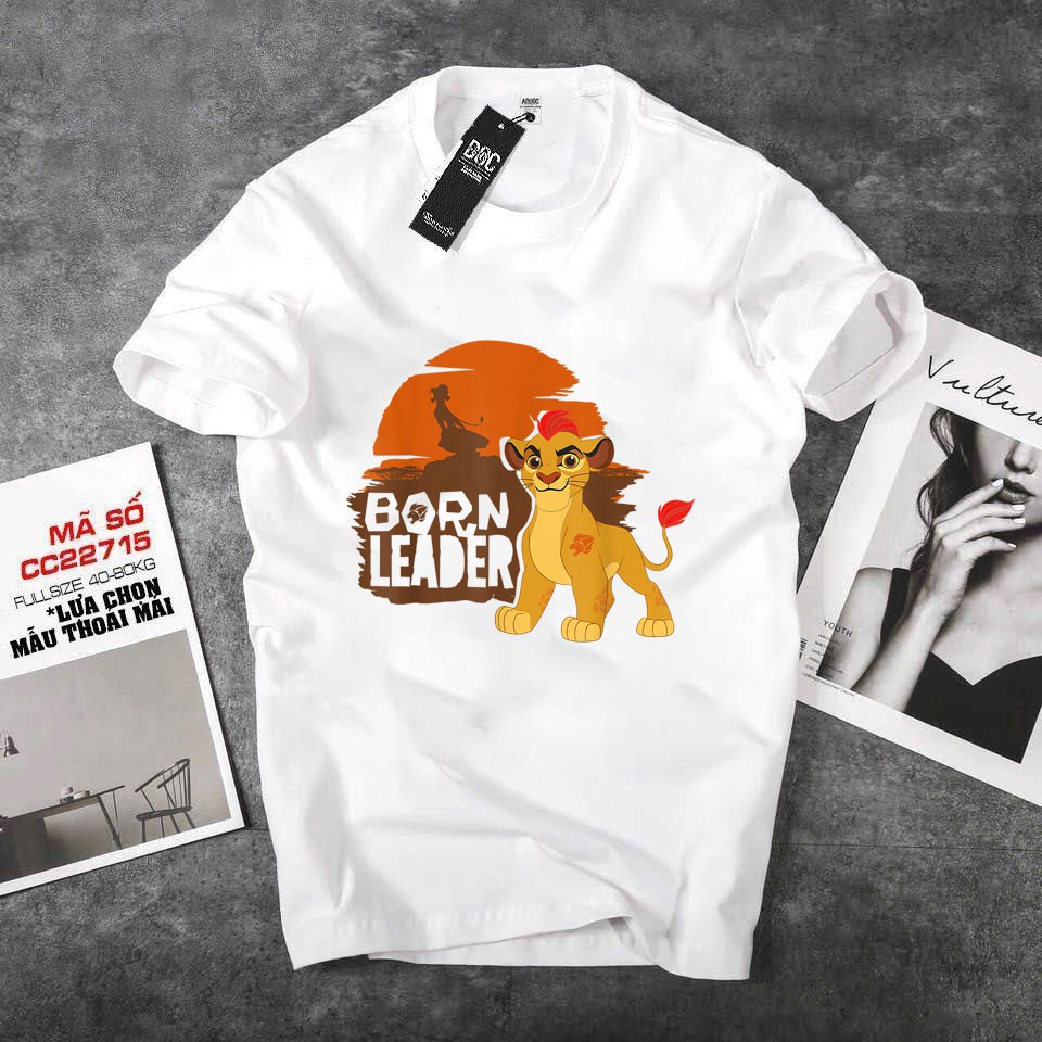 ÁO THUN FORM RỘNG LION KING VUA SƯ TỬ IN HÌNH CỰC NGẦU GIÁ RẺ CỰC SHOCK CÓ SIZE TRẺ EM - 12