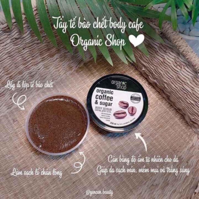 Tẩy tế bào chết oganic cho body