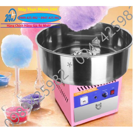 Máy làm kẹo bông gòn chạy điện 220v bông lên thẳng
