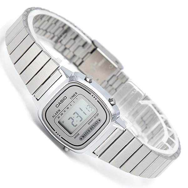 Đồng hồ nữ dây kim loại Casio Standard chính hãng Anh Khuê LA670WA-7DF