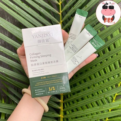 1 gói mặt nạ ngủ thạch Collagen Yanjiayi