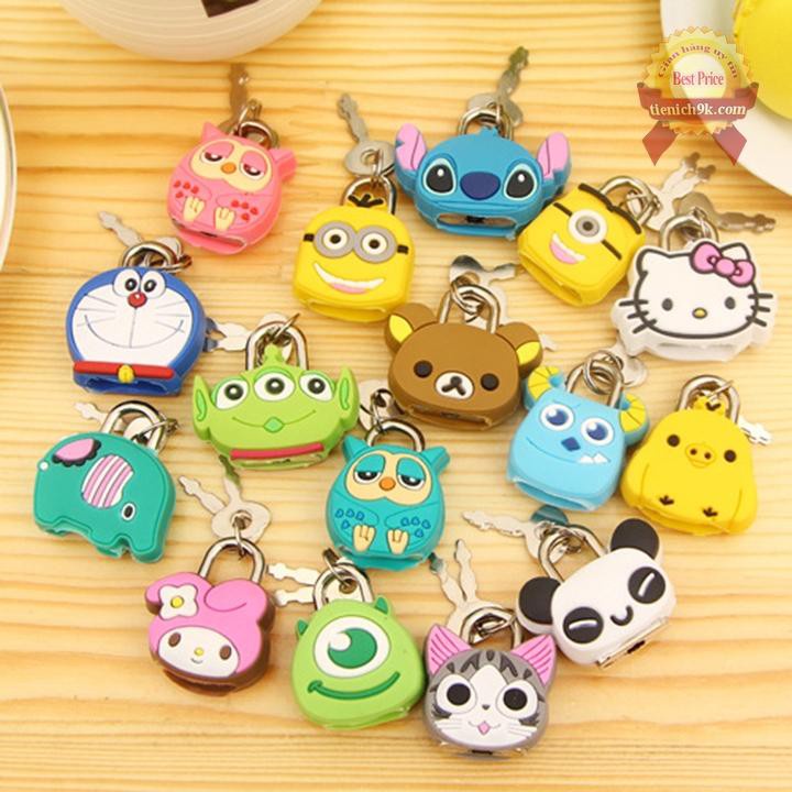 Đồ chơi Ổ khóa mini siêu nhỏ họa tiết hình thú đa dạng giao ngẫu nhiên - YUMY KIDS