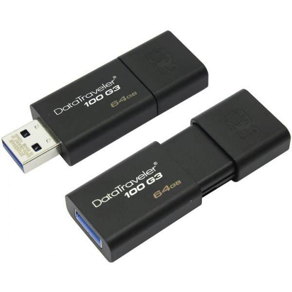 USB Kingston DT100G3 64Gb USB 3.0 (SPC/ FPT)