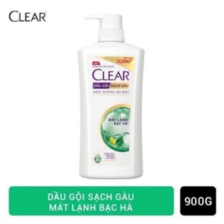 Dầu gội clear mát lạnh bạc hà 880g