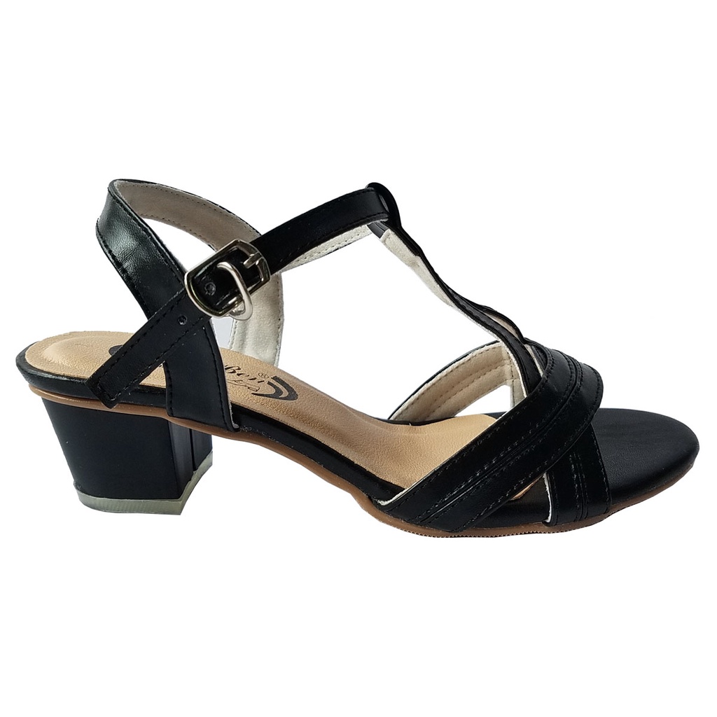 Giày sandal cao gót nữ BIGBEN cao 3 phân GCG88
