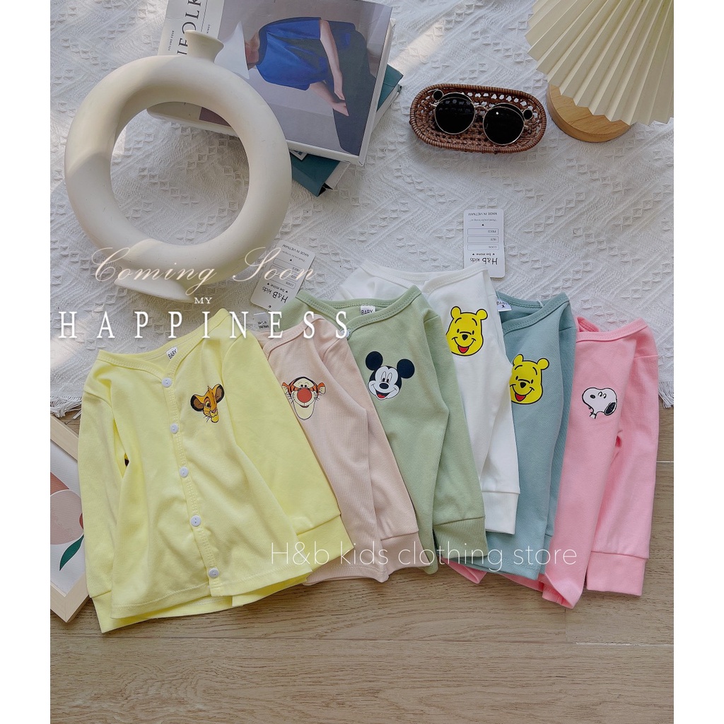 SALE ÁO KHOÁC CADIGAN CHẤT COTTON BORIP CAO CẤP SIZE 8-18KG(BORIP)