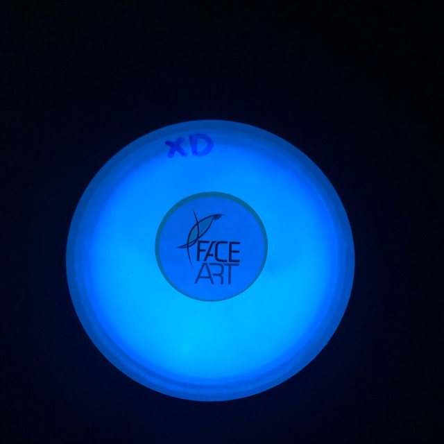 Màu Acrylic Dạ quang xanh dương - Sơn Acrylic dạ quang phát sáng trong bóng tối sau khi đã hấp thụ Ánh sáng - Màu neon