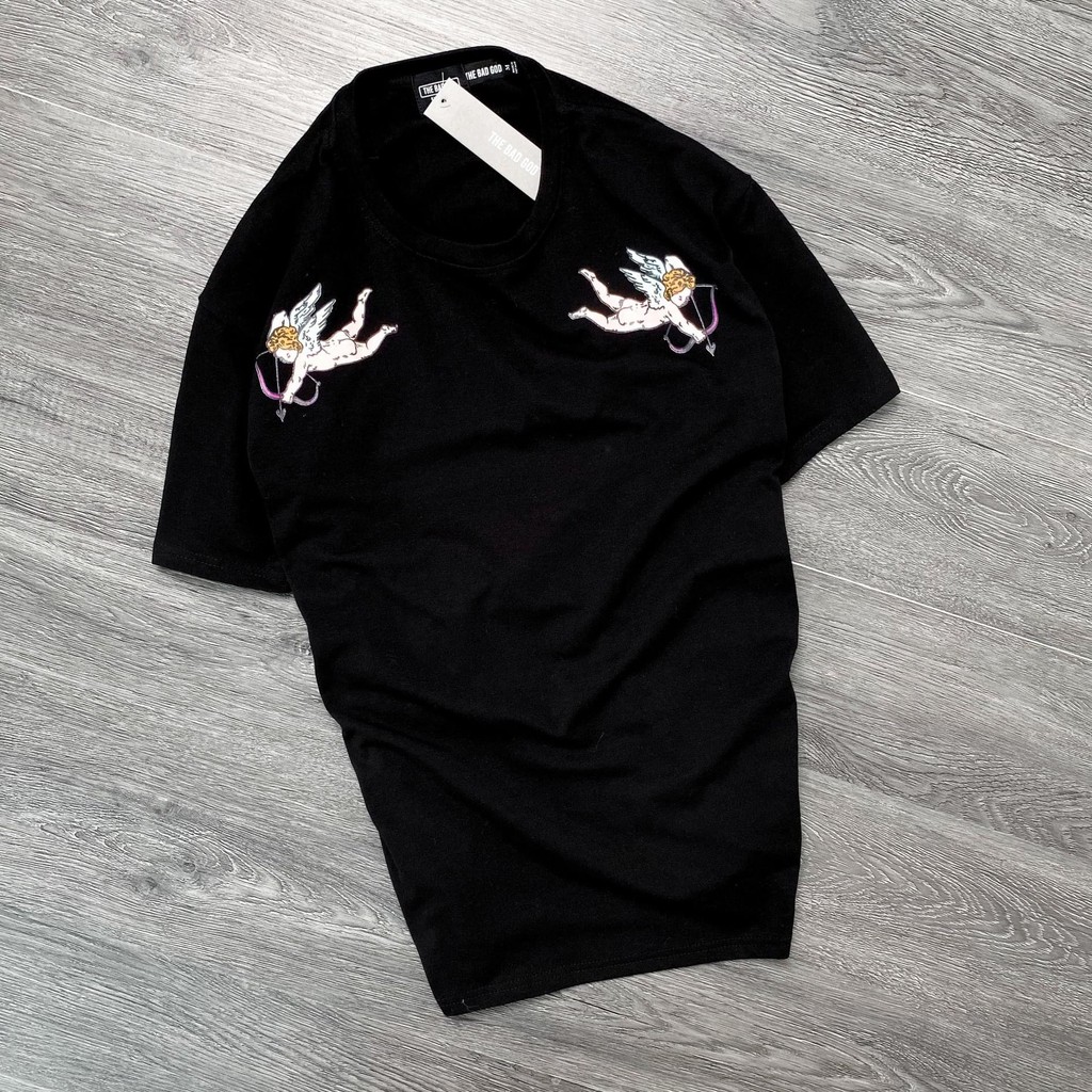 Áo thun tay lỡ Thiên Thần Hồng cao cấp , áo phông T shirt nam nữ unisex , MSW Town | BigBuy360 - bigbuy360.vn