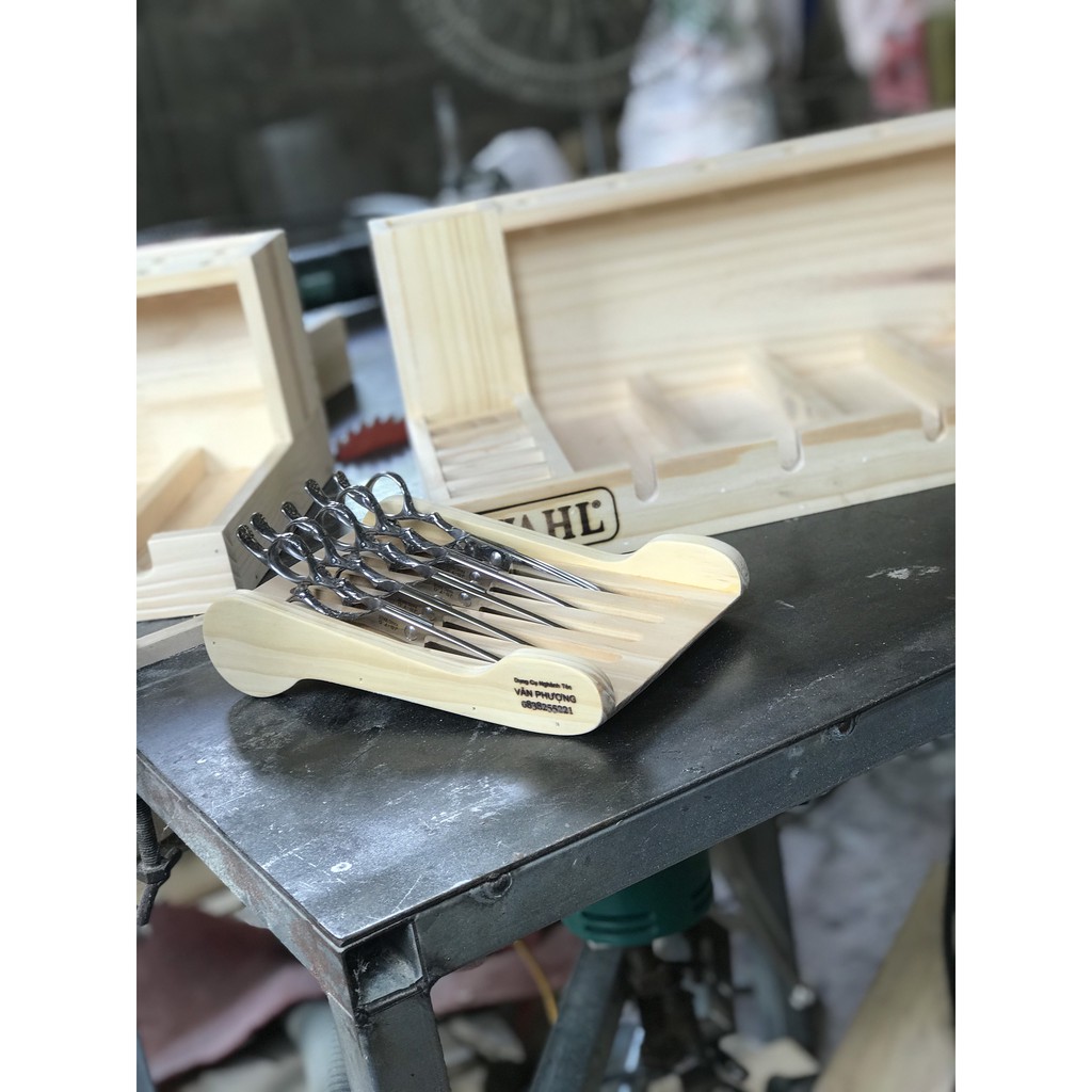 khay gỗ đựng kéo