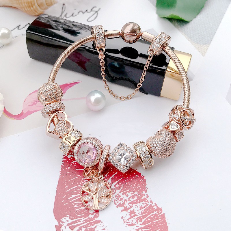 Vòng Bạc S925 ALE Cao Cấp - Vòng Charm Bạc Chuẩn S925 - Mã sản phẩm VONGBAC_DN072