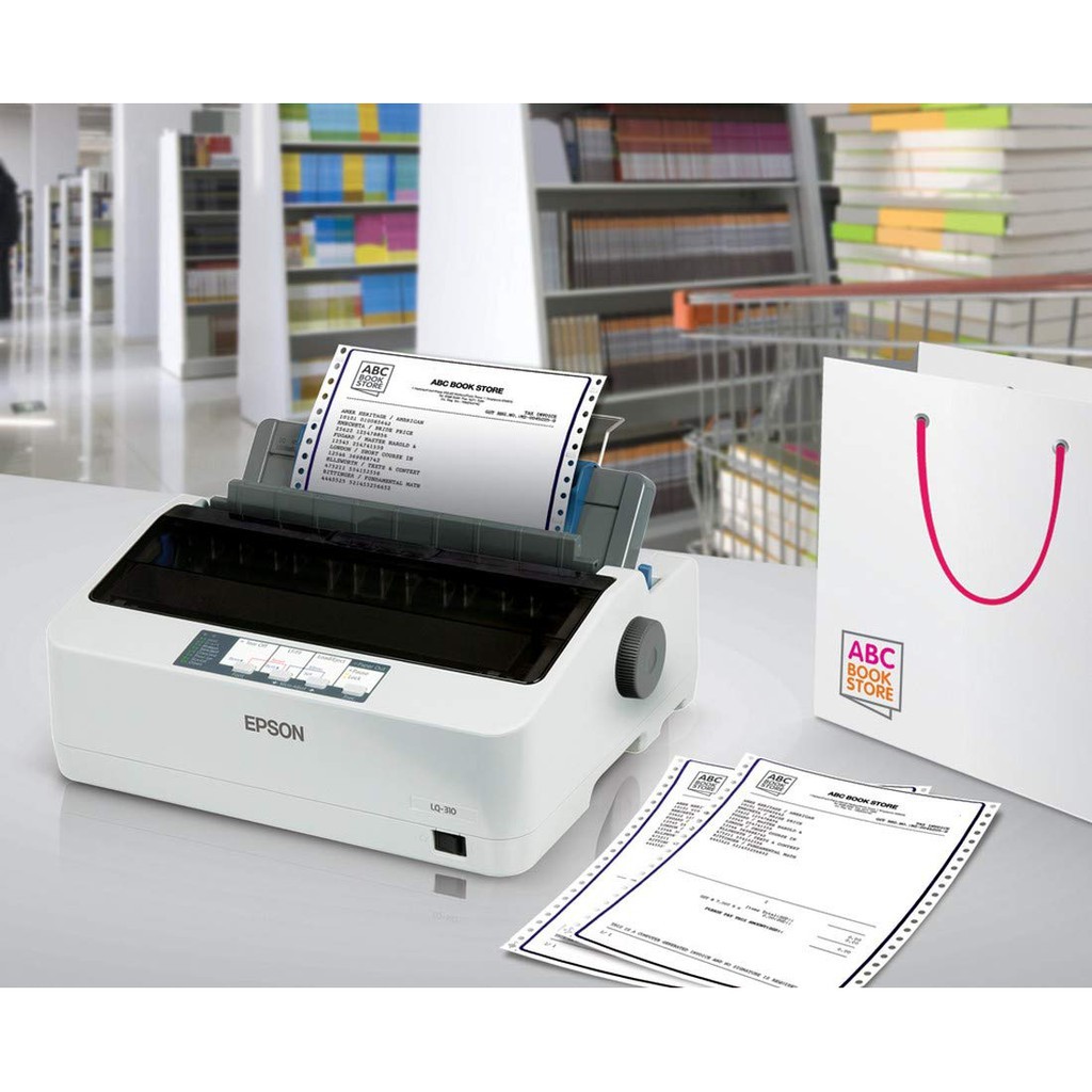 MÁY IN KIM EPSON LQ310  TẶNG BĂNG MỰC , DÂY NGUỒN , DÂY USB MỚI