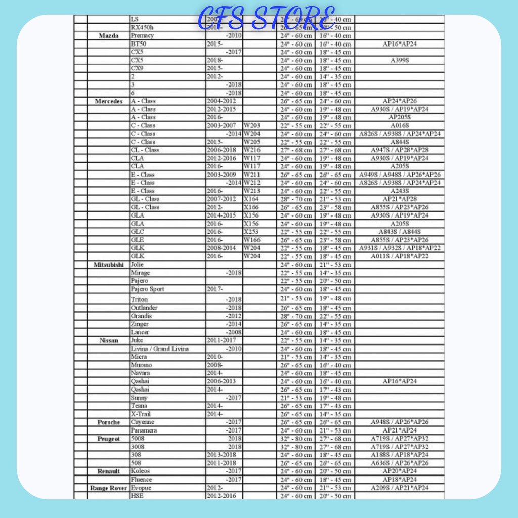 Gạt mưa ô tô silicon xe i10 morning Inova vios i20 city Ford Ranger xpander