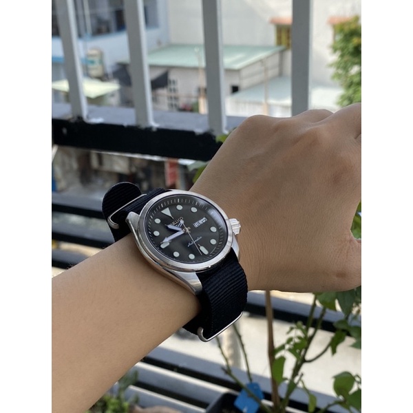 ĐỒNG HỒ NAM SEIKO 5 SPORT AUTOMATIC 2020 , DÂY NATO MÀU BALCK-ĐEN , SRPE67K1