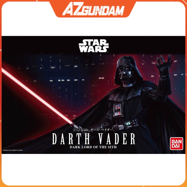 Mô Hình Lắp Ráp Star Wars Darth Vader chính hãng Bandai Tỉ Lệ 1/12