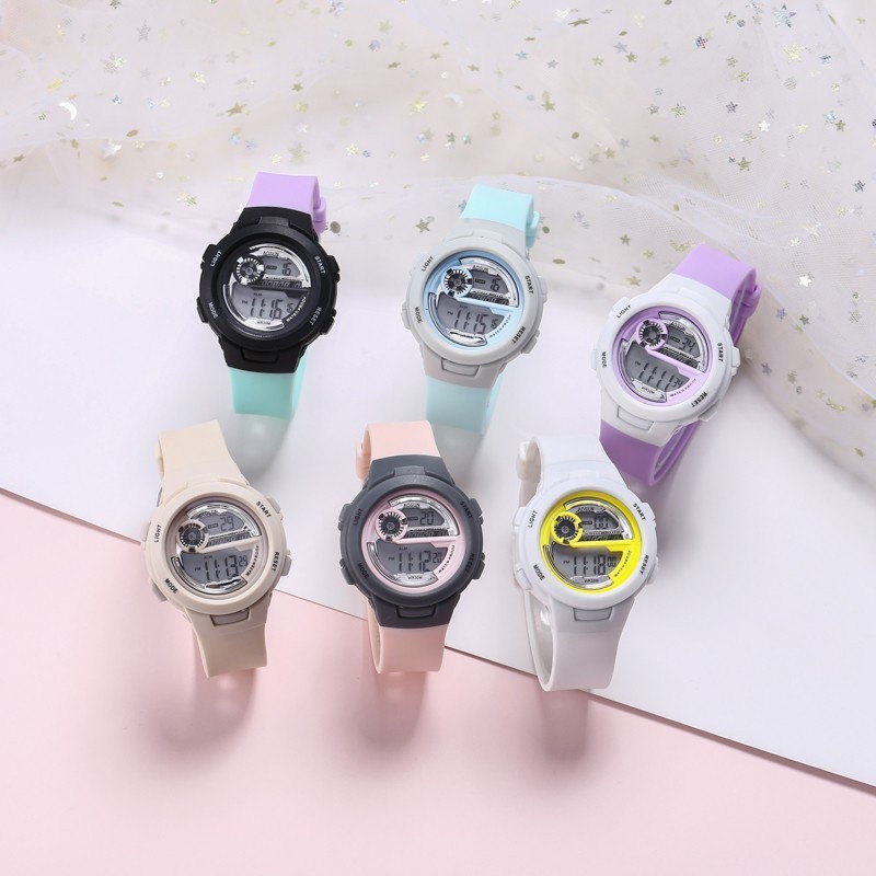 Đồng hồ điện tử thể thao thời trang unisex  dây Silicon cao cấp AOSUN PKHRAS004