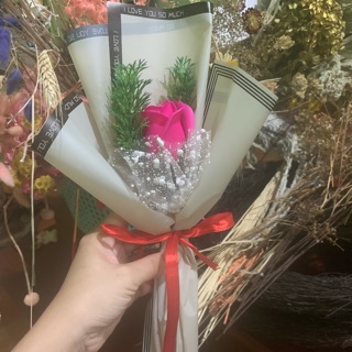 Hoa sáp bó 1 bông cao cấp