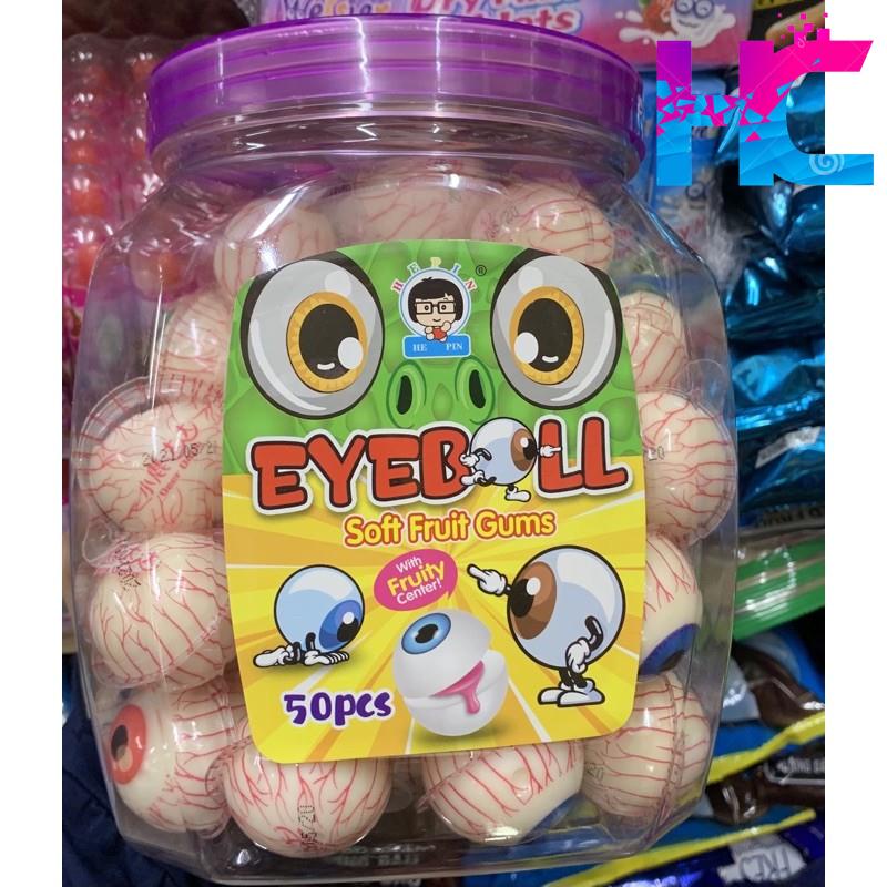 Kẹo con mắt eyeboll có nhân bên trong