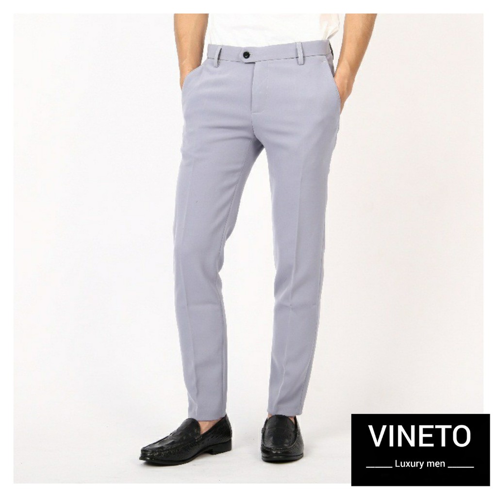 Quần Tây Nam Hàn Quốc, Quần Âu Nam Cao Cấp Màu Xanh Than, Chất Vải Lụa Không Nhăn ( Cam Kết Đẹp ) | BigBuy360 - bigbuy360.vn