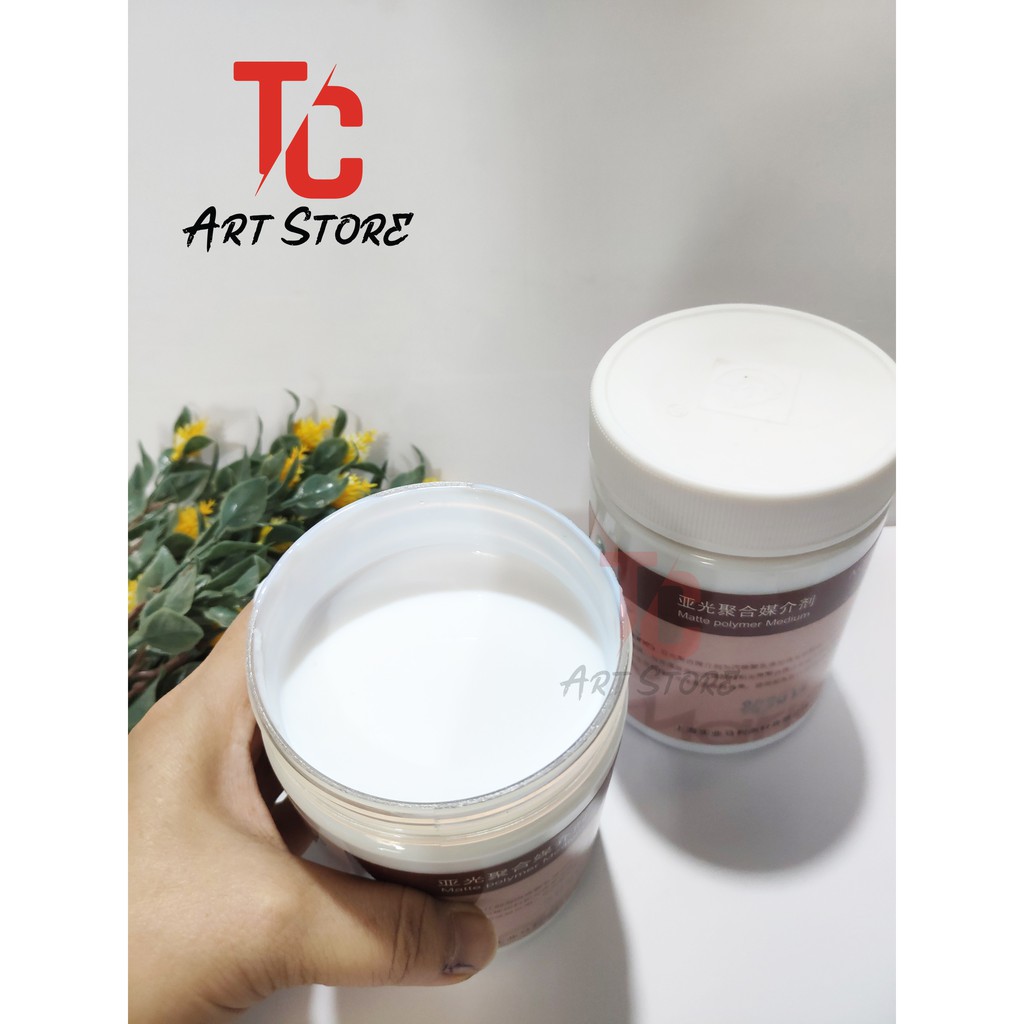 Dung Dịch Phủ Mờ, Chống Thấm Bảo Vệ Tranh ACRYLIC 500ML - MATTE POLYMER MEDIUM MARIE'S