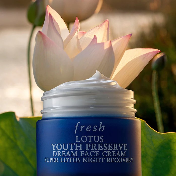 Kem Dưỡng Ban Đêm Fresh Lotus Youth Preserve Dream Face Cream - Super Lotus Night Recovery